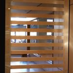 Architectural sliding glass door high precision lite cut outs warp free maple wooden sliding door 50 yr guarantee
