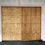 AB Fir Ply Huge Large Garage Sliding Pocket Doors with Cut Kerfs